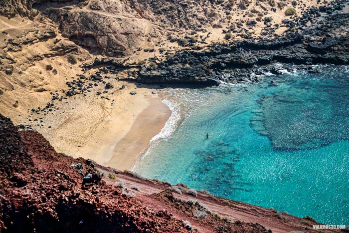 Die schönsten Strände von La Graciosa (mit Karte und Fotos) ⭐️