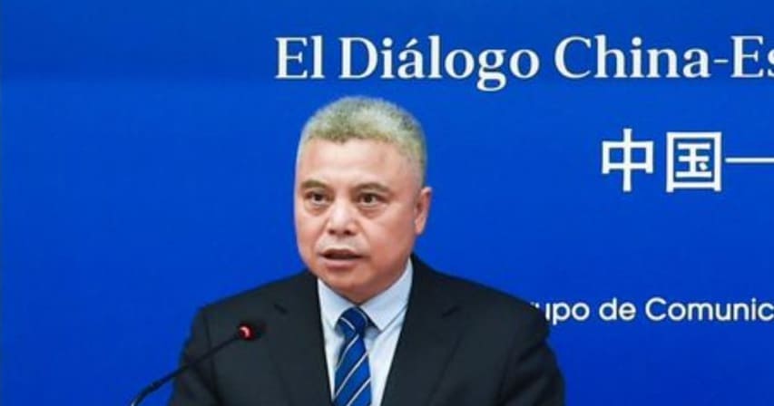 Hu Kaihong, el Viceministro responsable de la Oficina Central de Progreso Cultural y Ético.