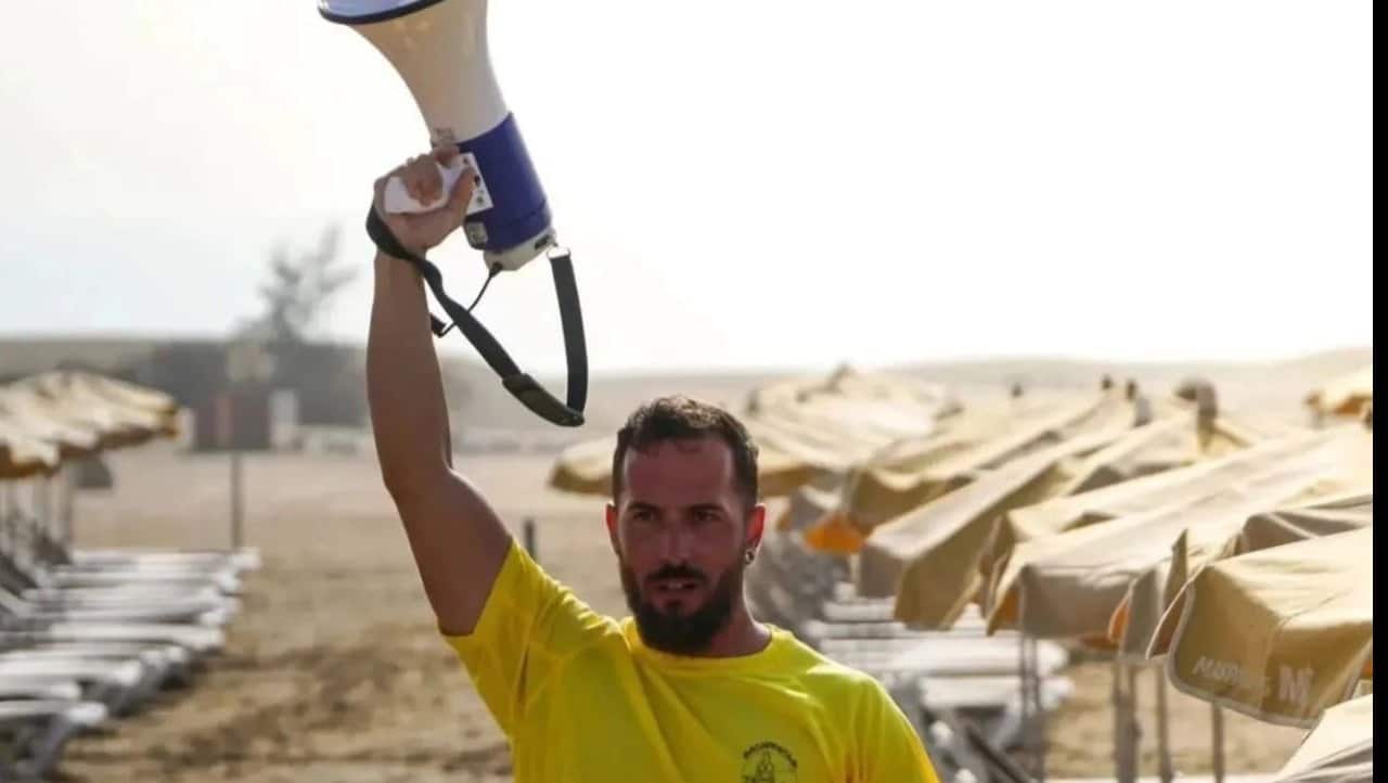 Protest der Rettungsschwimmer Maspalomas